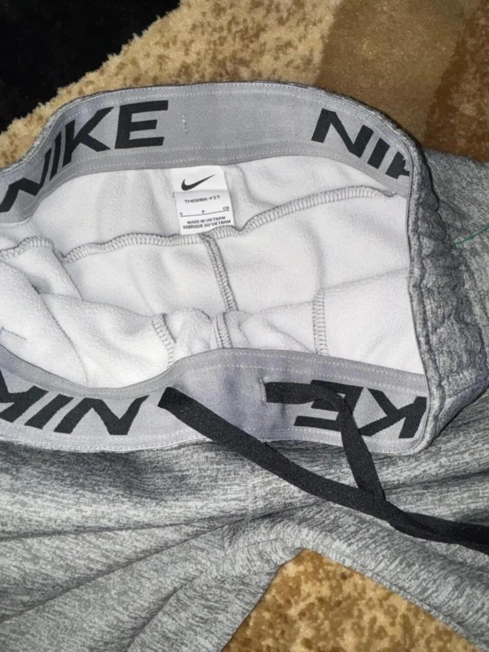 Nike Therma-Fit Sweatpants Men's Size Small Grey